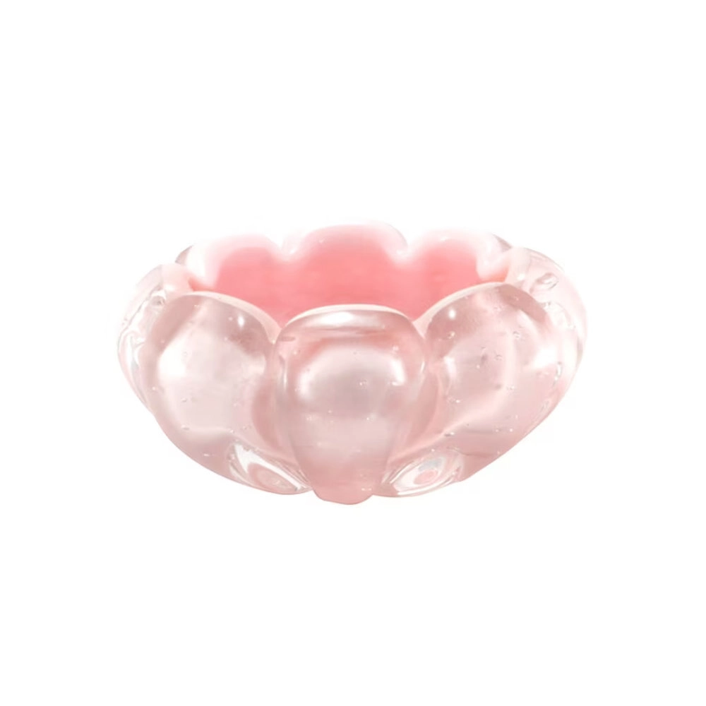Cinzeiro Rennes Cristais D´labone Jade Rosa 18 X 9 Cm