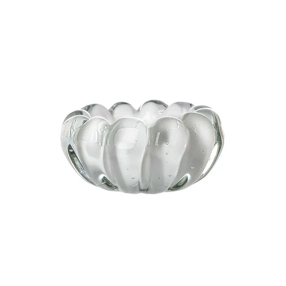 Cinzeiro Rennes Cristais D´labone Quartzo Perola 18 X 9 Cm