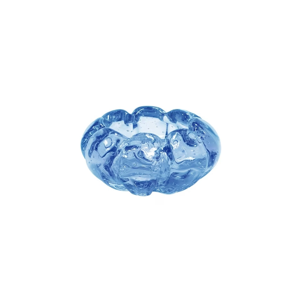 Cinzeiro Rennes Cristais D´labone Turquesa 18 X 9 Cm