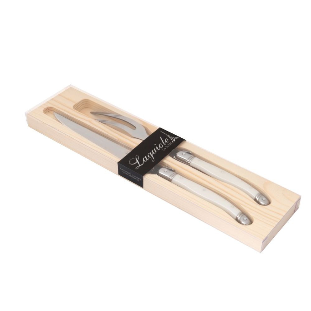 Conjunto C/ 2 Pecas Trinchante Laguiole