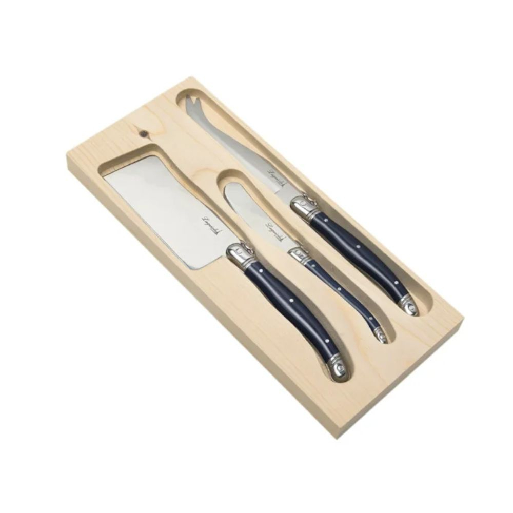 Conjunto C/ 3 Pecas Para Queijo Luxo Laguiole Conjunto C/ 3 Pecas Para Queijo Luxo Laguiole