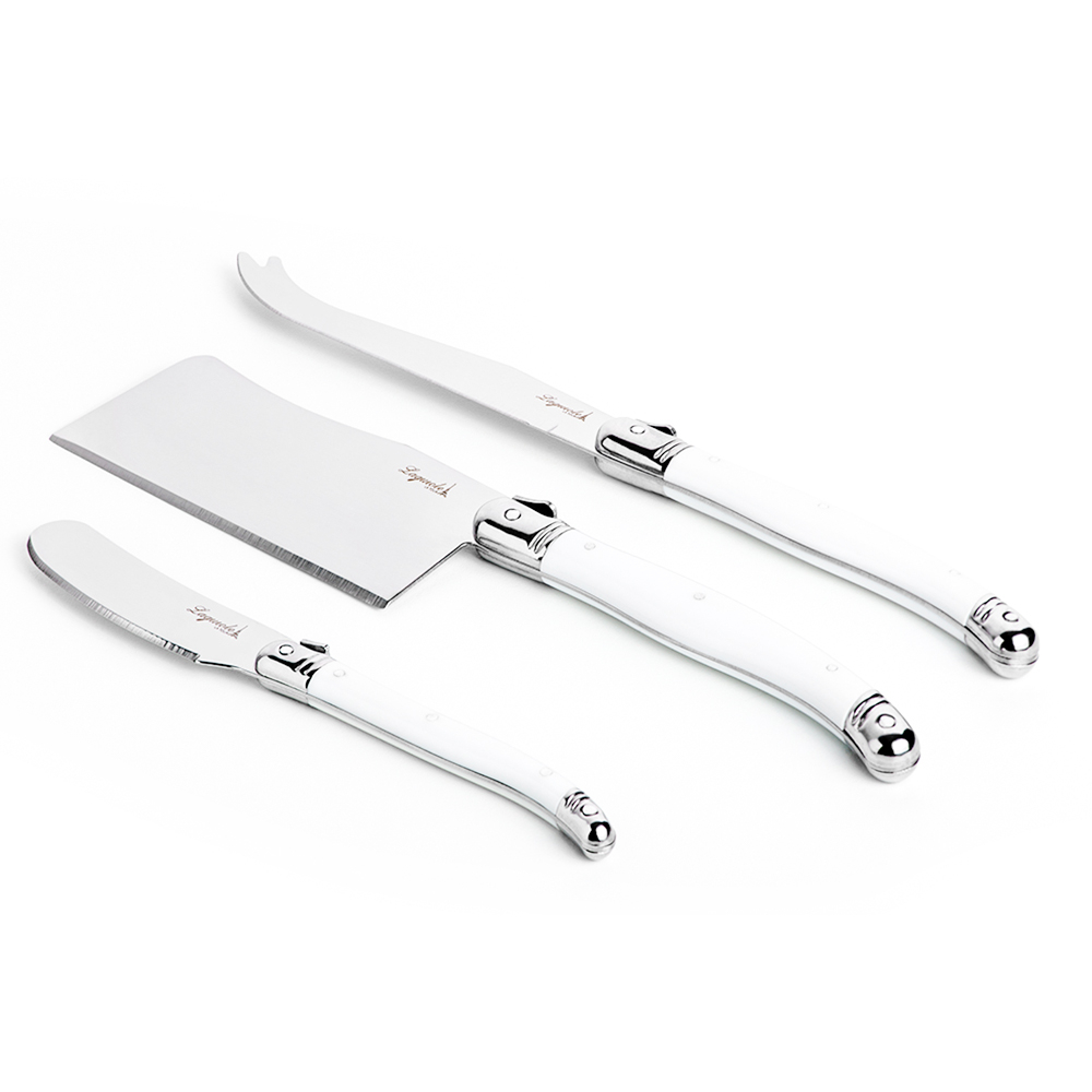Conjunto C/ 3 Pecas Para Queijo Luxo Laguiole Conjunto C/ 3 Pecas Para Queijo Luxo Laguiole