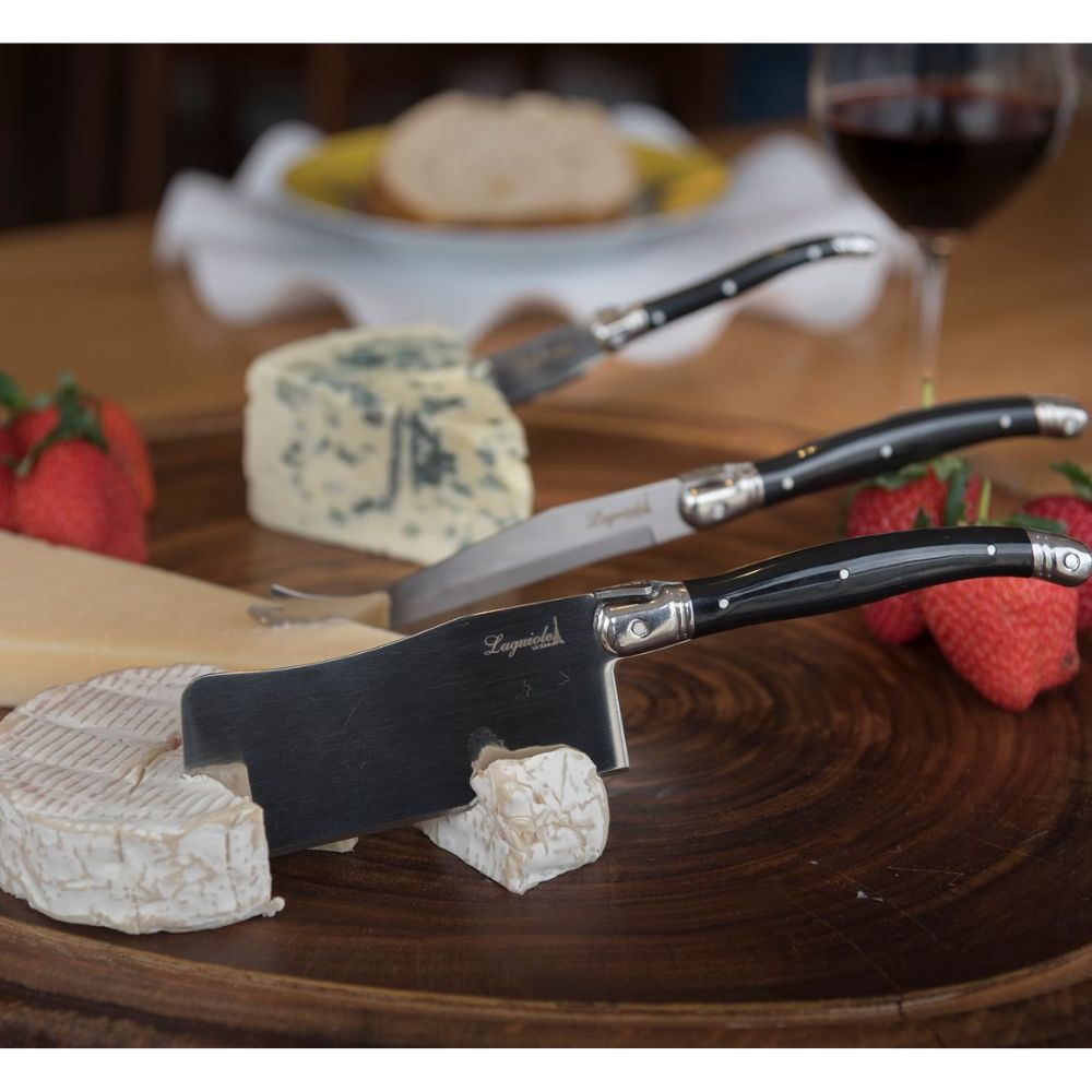 Conjunto C/ 3 Pecas Para Queijo Luxo Laguiole Conjunto C/ 3 Pecas Para Queijo Luxo Laguiole