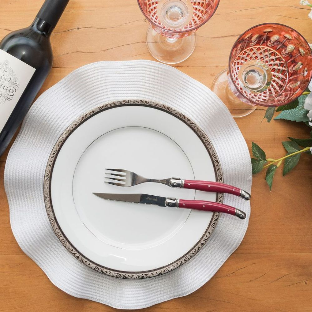 Conjunto C/ 6 Garfos Luxo Laguiole