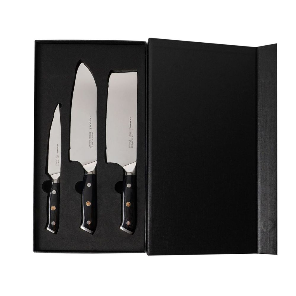 Conjunto Com 3 Facas Laguiole Inox Conjunto Com 3 Facas Laguiole Inox