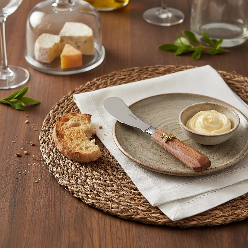 Conjunto Com 4 Espatulas New Bee 15 X 2 Cm Aco Inox Wolff