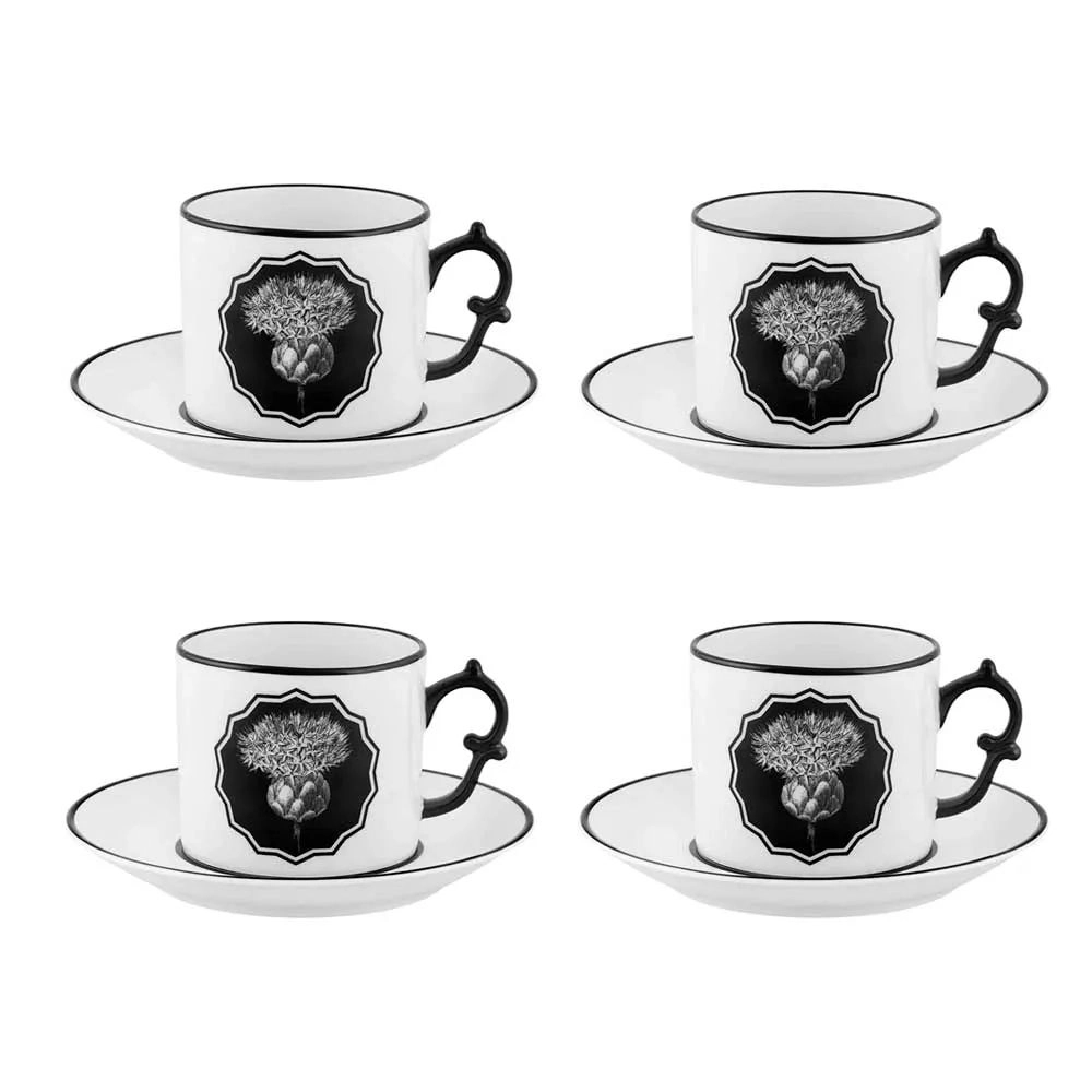 Conjunto Com 4 Xicaras Para Cha Herbariae  – Vista Alegre