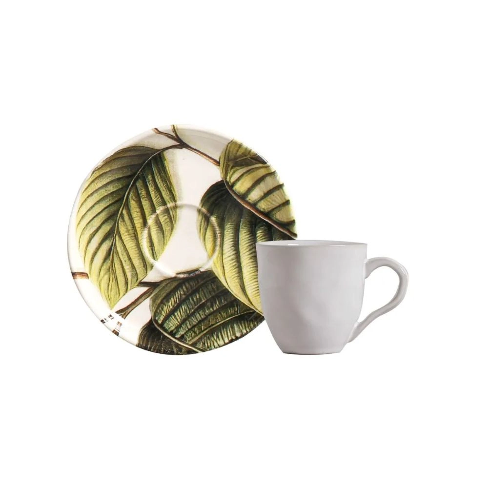 Conjunto Com 6 Xicaras de Cafe Porto Brasil Bio Eden
