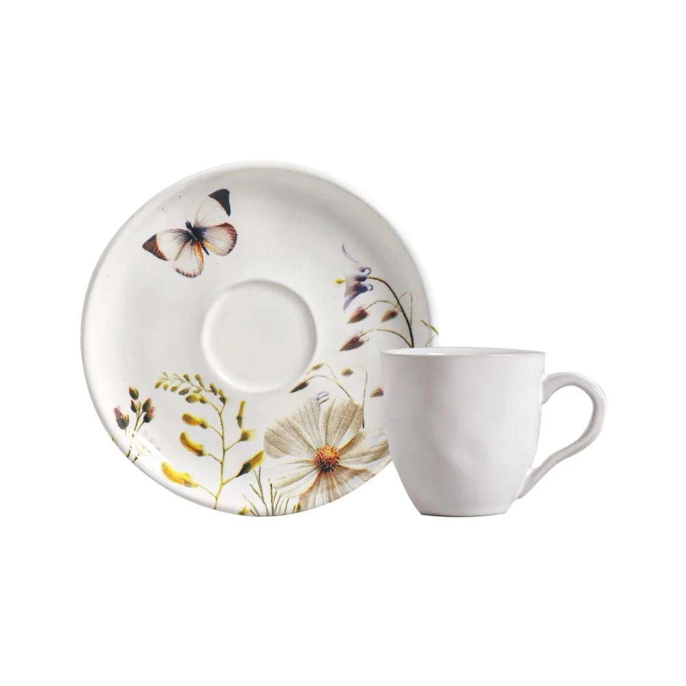 Conjunto Com 6 Xicaras de Cafe Porto Brasil Bio Encanto Conjunto Com 6 Xicaras de Cafe Porto Brasil Bio Encanto