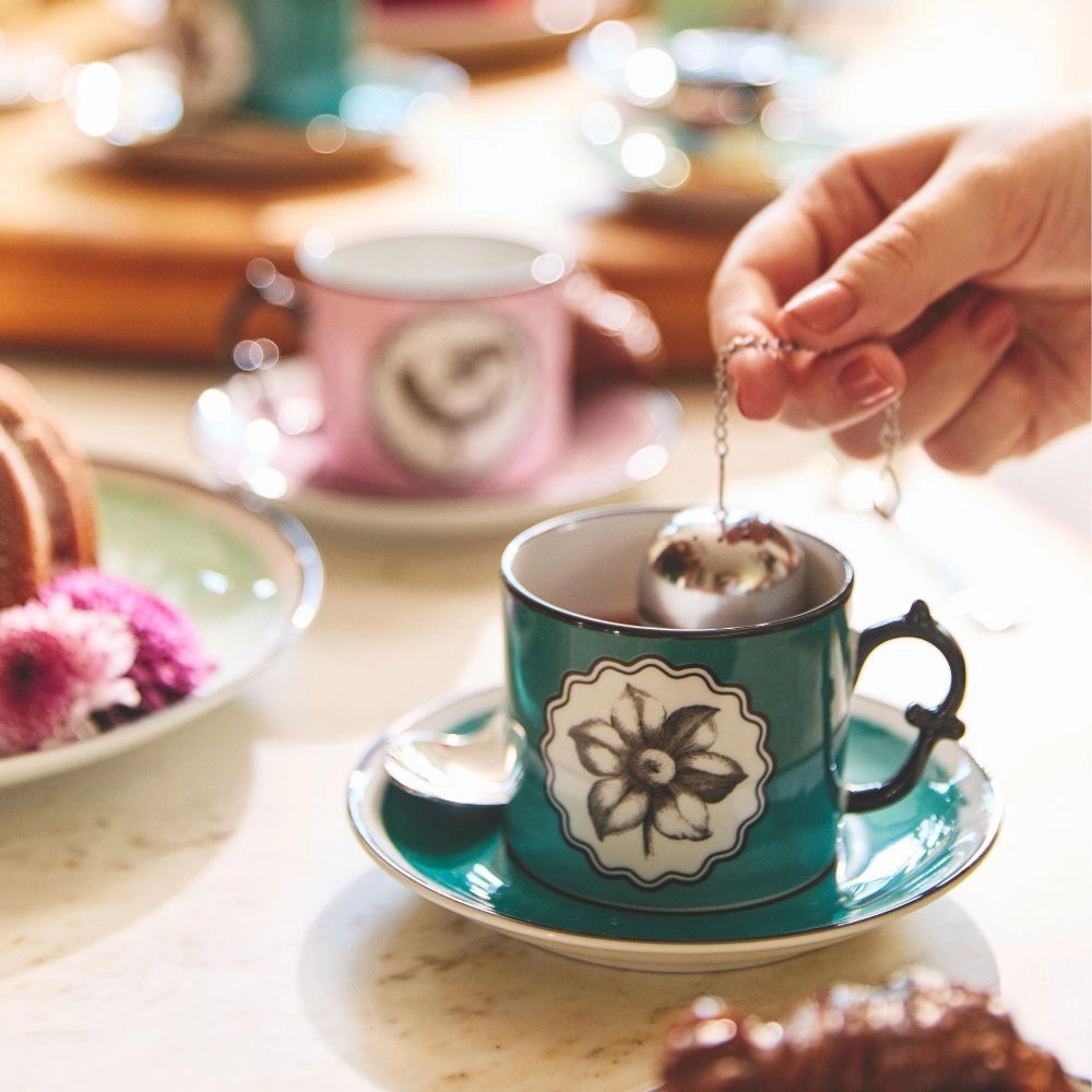 Conjunto de 2 Xicaras Para Cha Herbariae – Vista Alegre Conjunto de 2 Xicaras Para Cha Herbariae – Vista Alegre