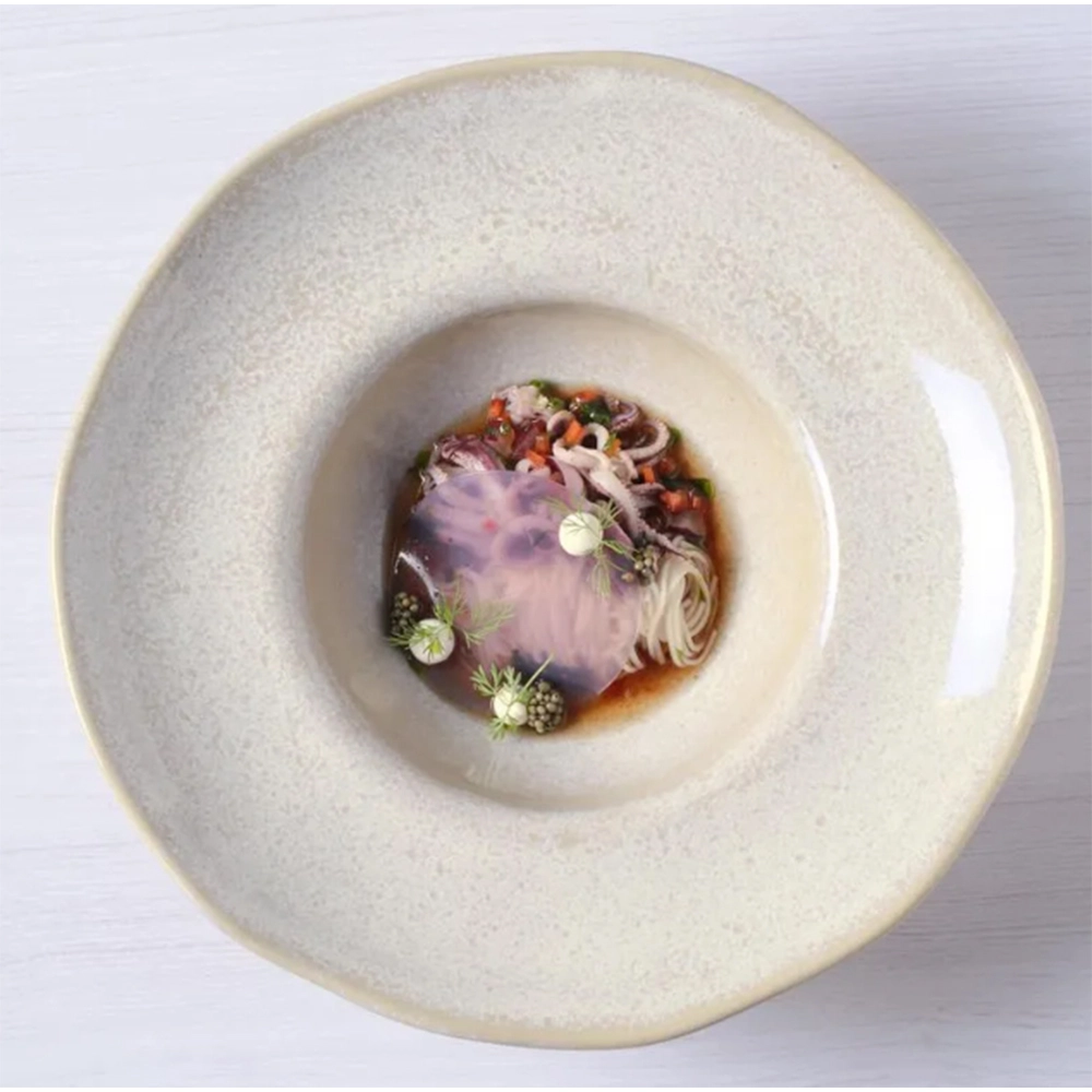 Conjunto de 4 Pratos Para Massa Porto Brasil Organico Bio Latte