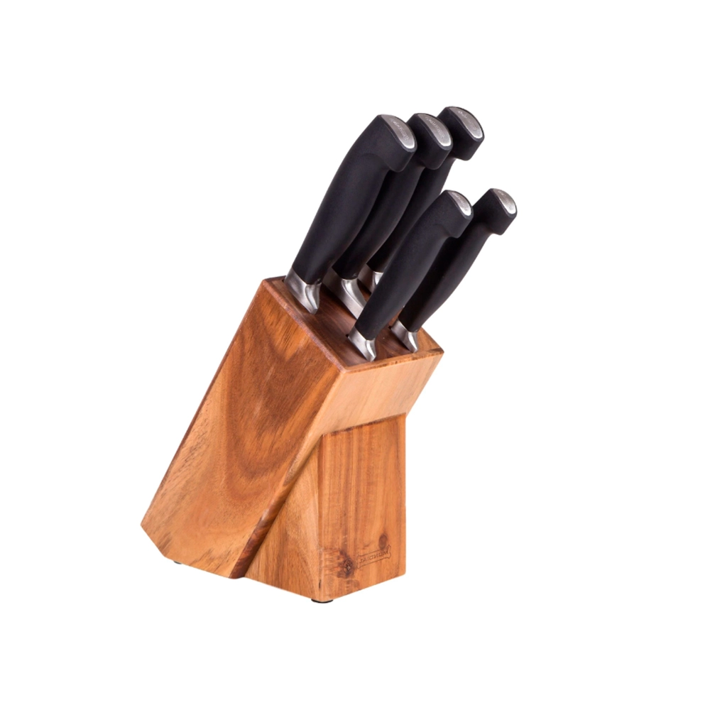 Conjunto de 5 Facas Com Cepo Mundial Elegance Conjunto de 5 Facas Com Cepo Mundial Elegance