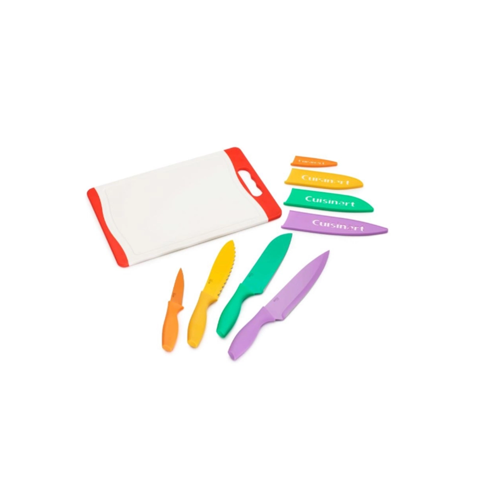 Conjunto de Facas e Tábua de Corte Cuisinart Collor Collection - 9 Peças Conjunto de Facas e Tábua de Corte Cuisinart Collor Collection - 9 Peças