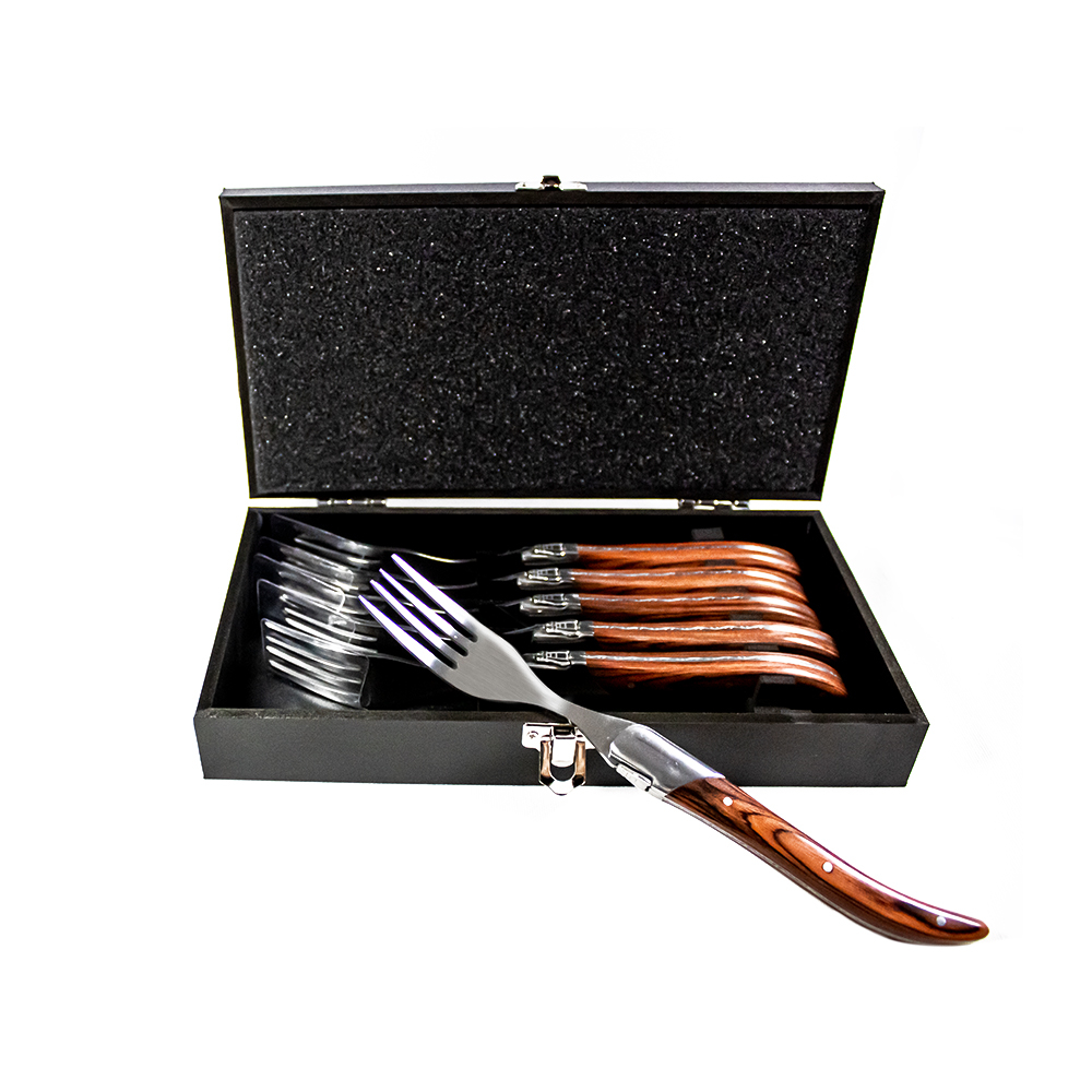 Conjunto de Garfos Laguiole Com Estojo Mck - 6 Peças Conjunto de Garfos Laguiole Com Estojo Mck - 6 Peças