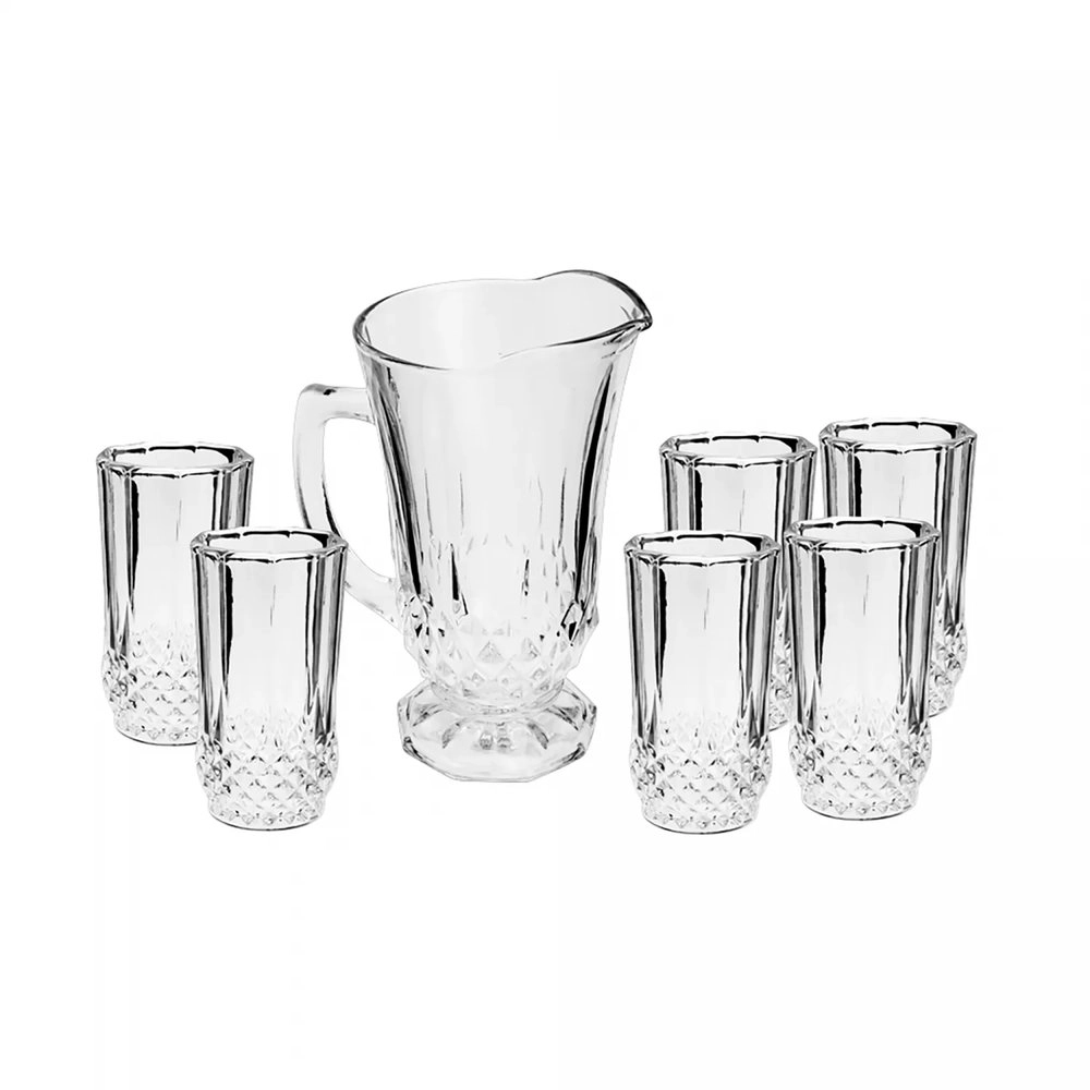 Conjunto de Jarra e Copos Lyor Roberta - 7 Peças Conjunto de Jarra e Copos Lyor Roberta - 7 Peças