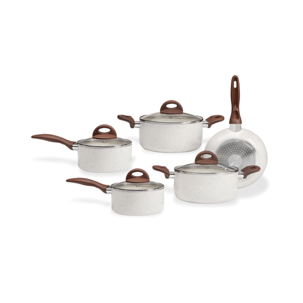 Conjunto de Panelas Brinox Ceramic Life Granada Indução - 5 Peças Conjunto de Panelas Brinox Ceramic Life Granada Indução - 5 Peças
