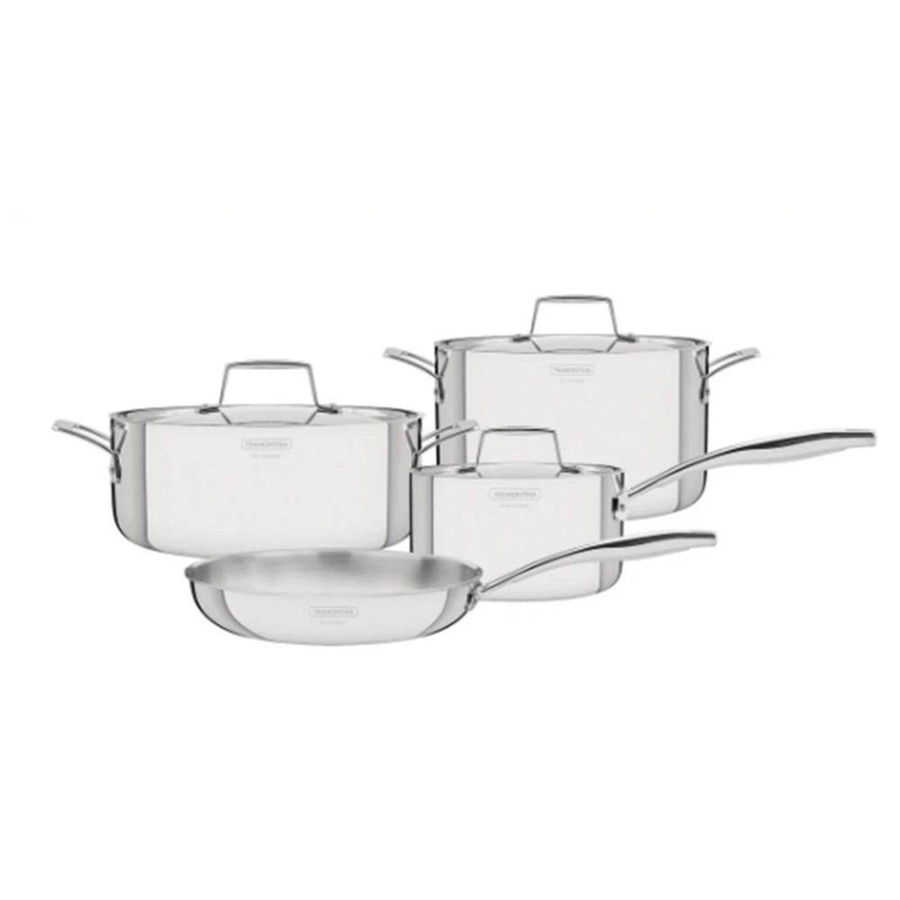 Conjunto de Panelas Tramontina Grano Corpo Triplo - 4 Peças