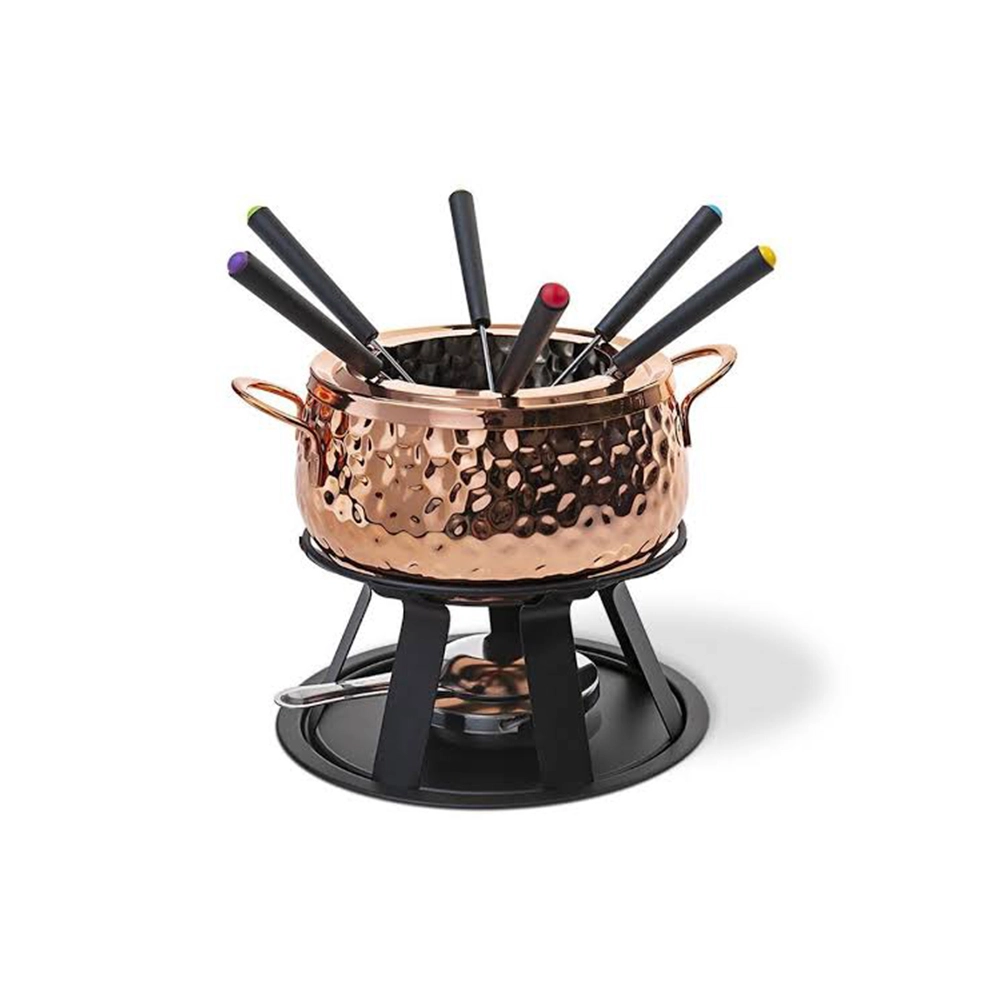 Conjunto Para Fondue Brinox Cobre - 11 Pecas