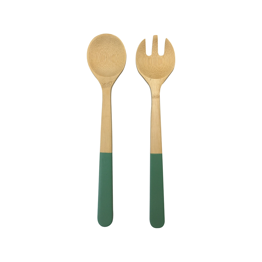 Conunto de Pegadores Para Salada de Bambu Oikos 31 Cm - 2 Peças