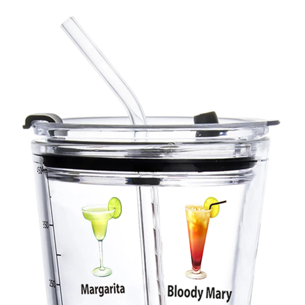 Coqueteleira Com Canudo Dynasty Open Bar 450 Ml