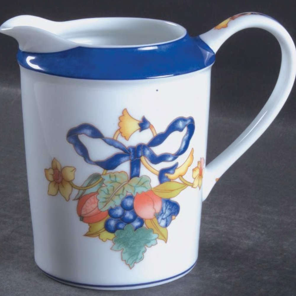 Cremeira Bernardaud Carre Borghese Bleu Cremeira Bernardaud Carre Borghese Bleu