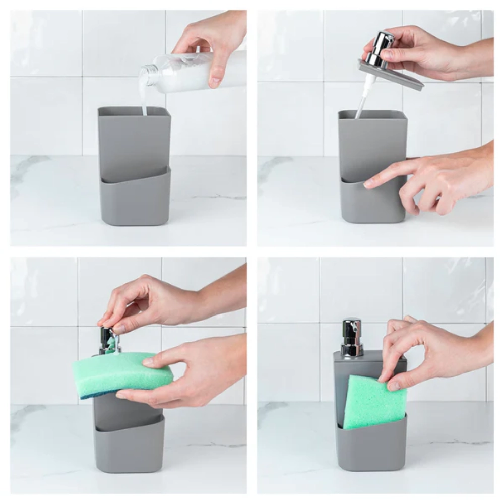 Dispenser Para Detergente e Organizador de Pia Ou Trium Dispenser Para Detergente e Organizador de Pia Ou Trium