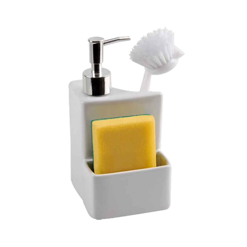 Dispenser Para Detergente, Esponja e Sabão Dynasty Clean Up