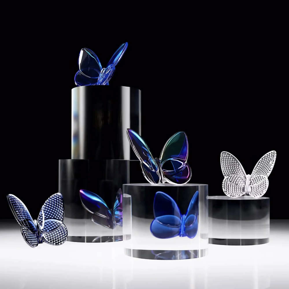 Escultura Baccarat Borboleta Azul Escultura Baccarat Borboleta Azul