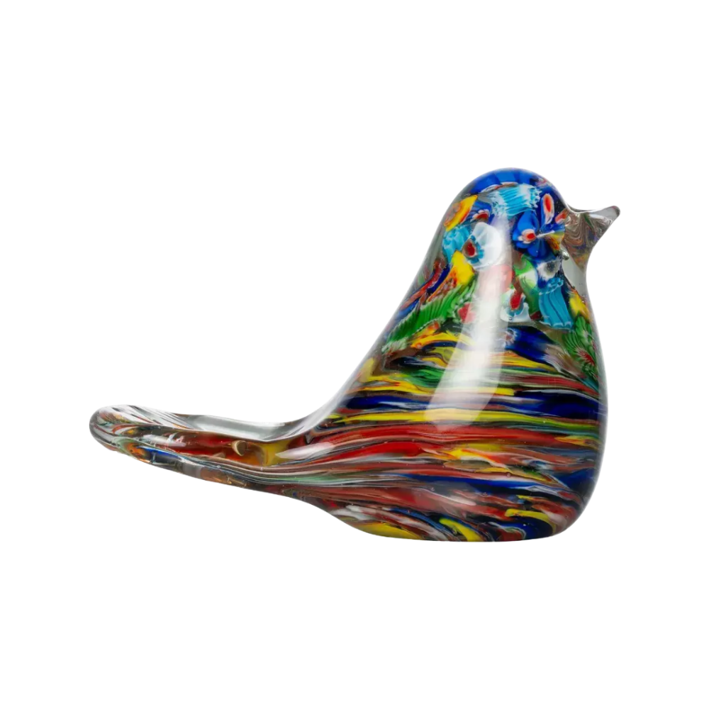 Escultura Decorativa Bird Em Vidro Artistico Escultura Decorativa Bird Em Vidro Artistico