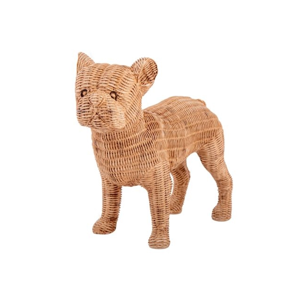 Escultura Decorativa Cachorro Ribeiro e Pavani 14 X 30 Cm