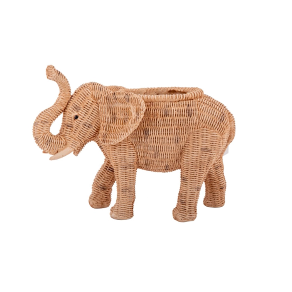 Escultura Decorativa Elefante Ribeiro e Pavani 27 X 13 X 29 Cm