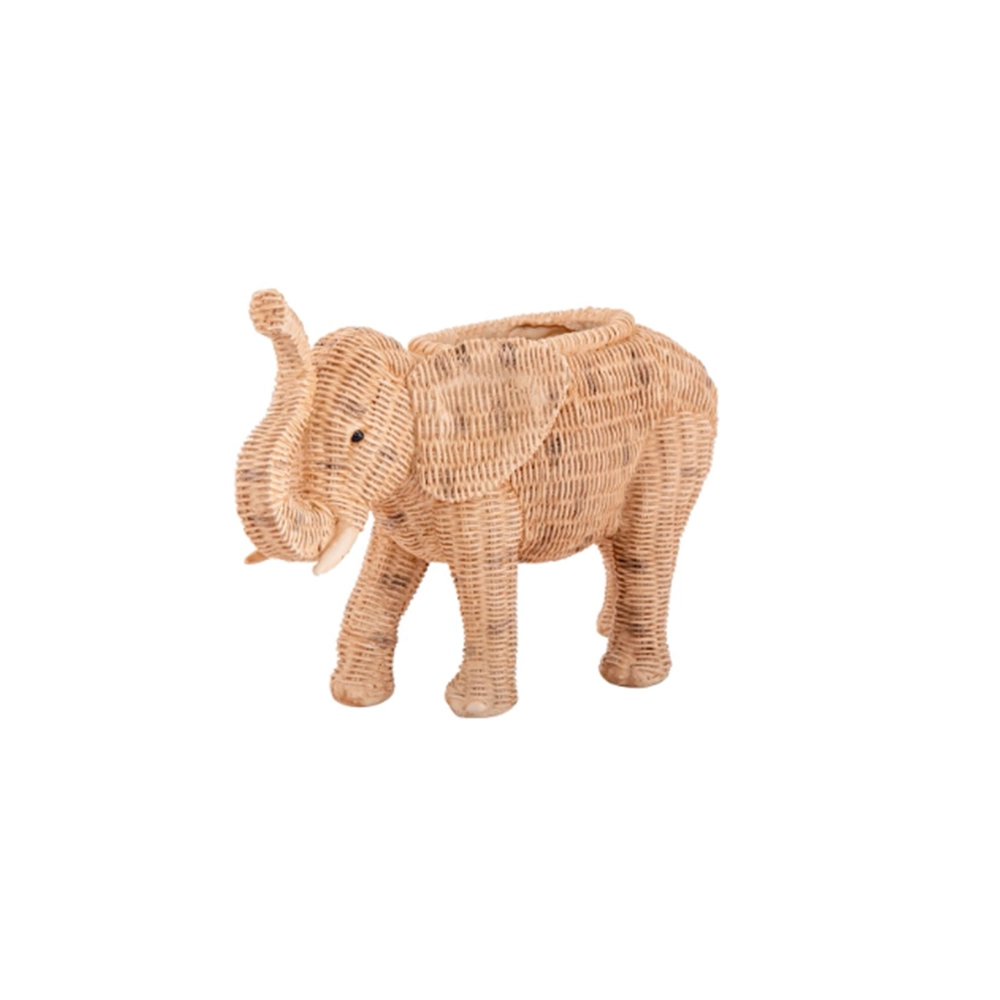 Escultura Decorativa Elefante Ribeiro e Pavani 27 X 13 X 29 Cm