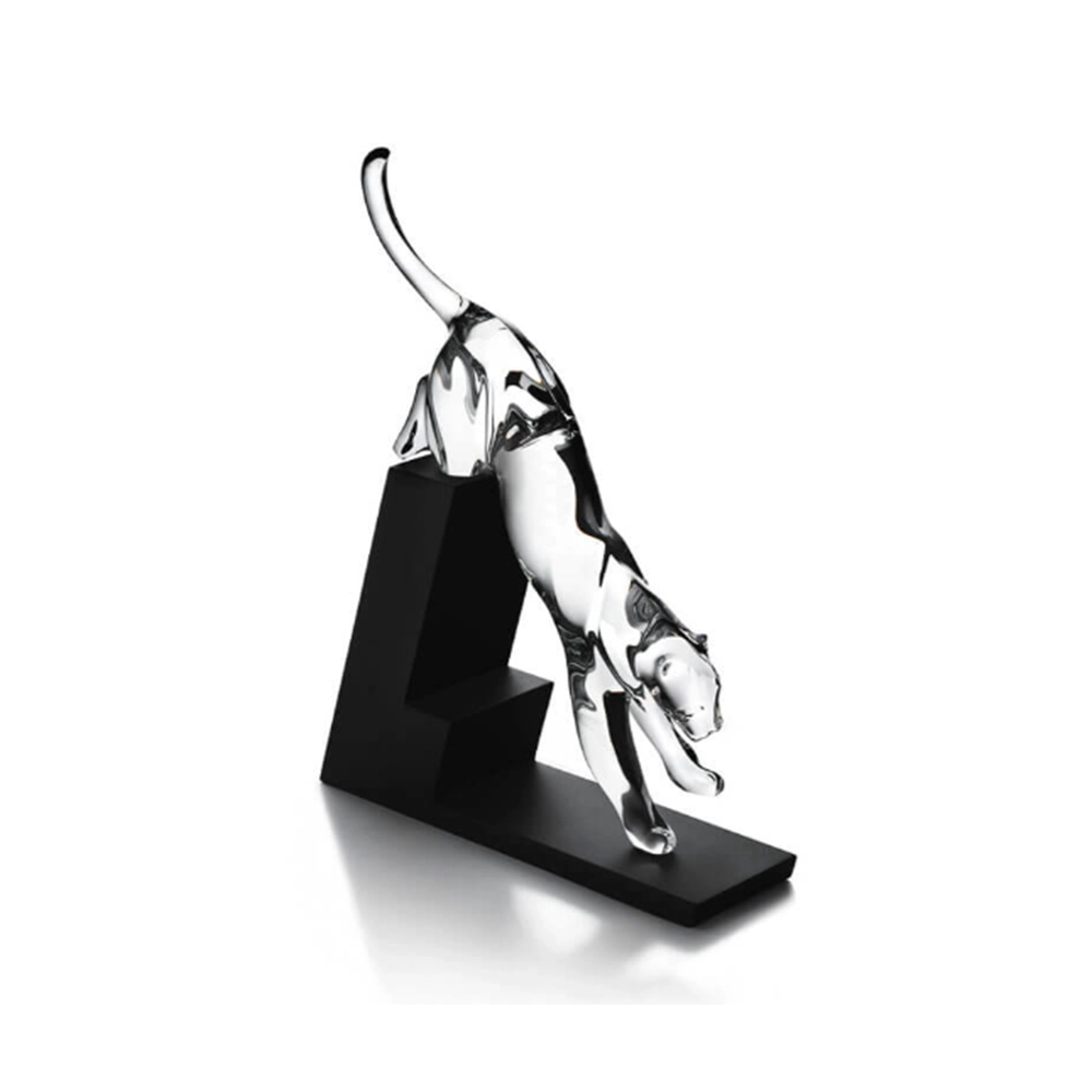 Escultura Em Cristal Baccarat Pantera 38 Cm Escultura Em Cristal Baccarat Pantera 38 Cm