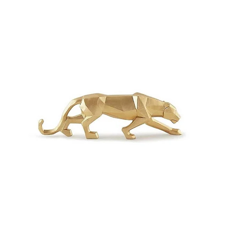 Escultura Leopardo Mart 13,5 X 45 X 7 Cm Escultura Leopardo Mart 13,5 X 45 X 7 Cm