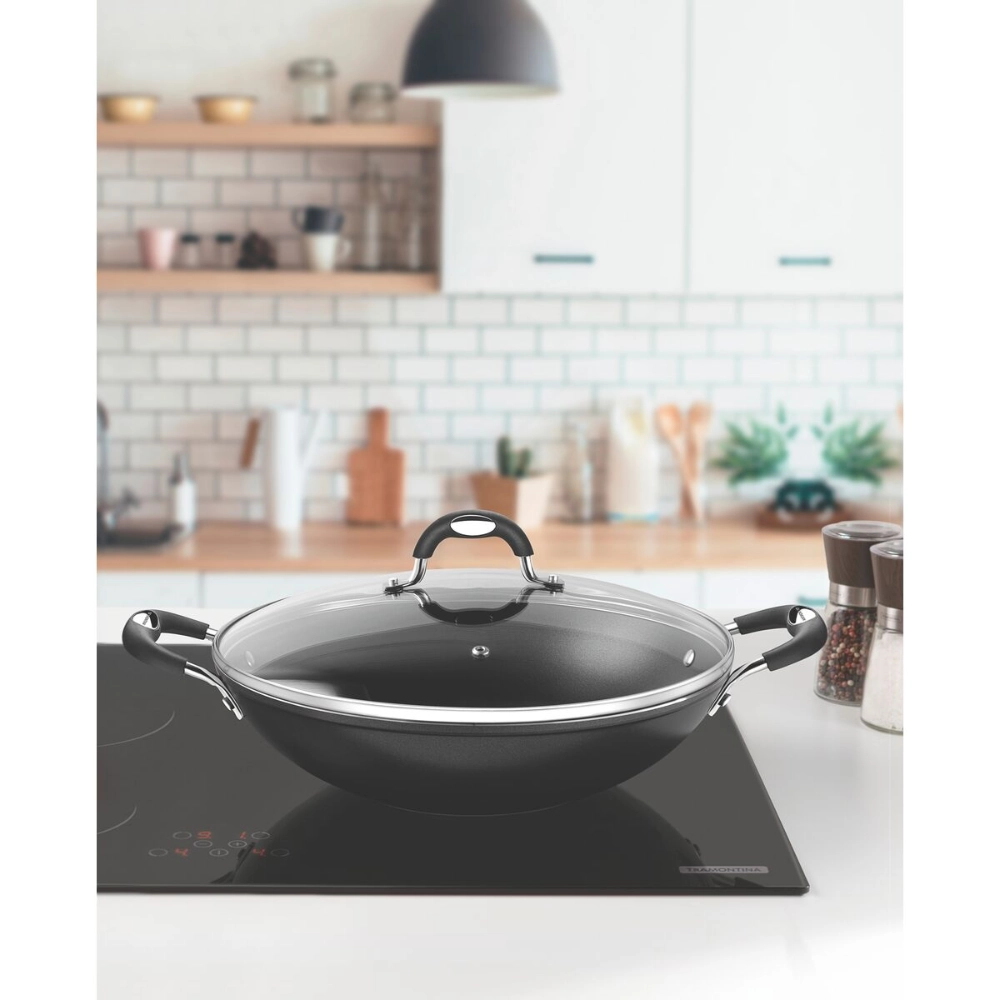 Wok Inducao Monaco Preto Wok Inducao Monaco Preto