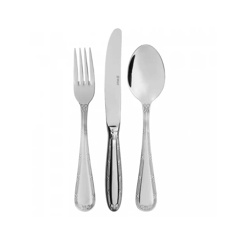 Faqueiro C/ 101 Pecas Aco Inox Wolff Croise Faqueiro C/ 101 Pecas Aco Inox Wolff Croise