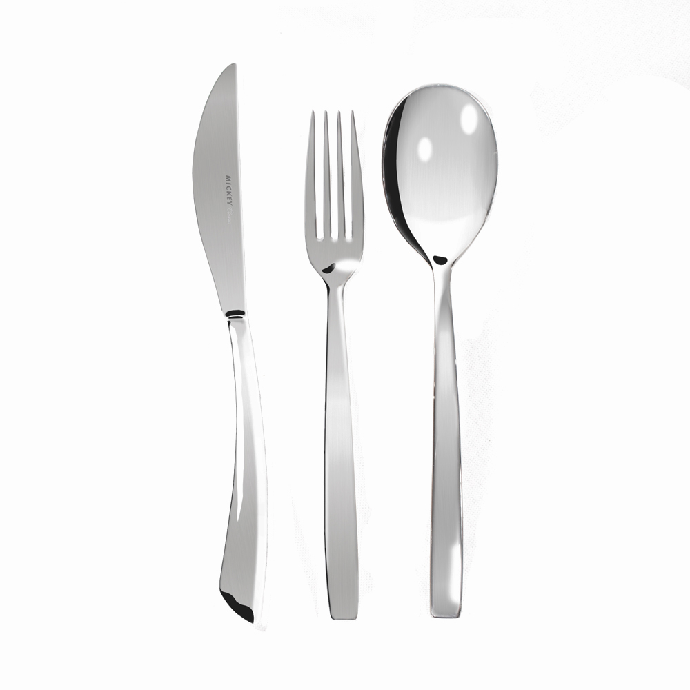 Faqueiro C/ 130 Pecas Aco Inox Mickey Hhfr Faqueiro C/ 130 Pecas Aco Inox Mickey Hhfr