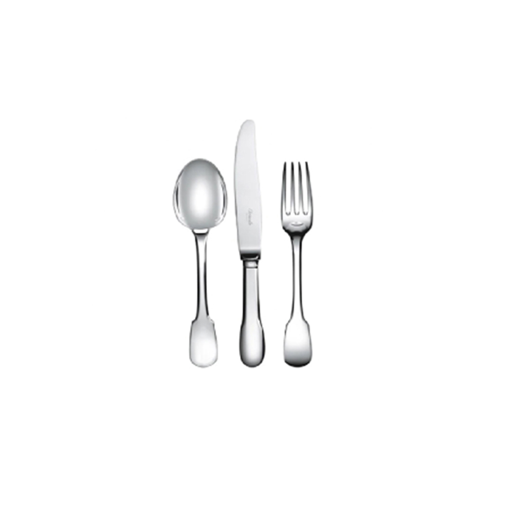 Faqueiro C/130 Pecas Em Prata Christofle Cluny