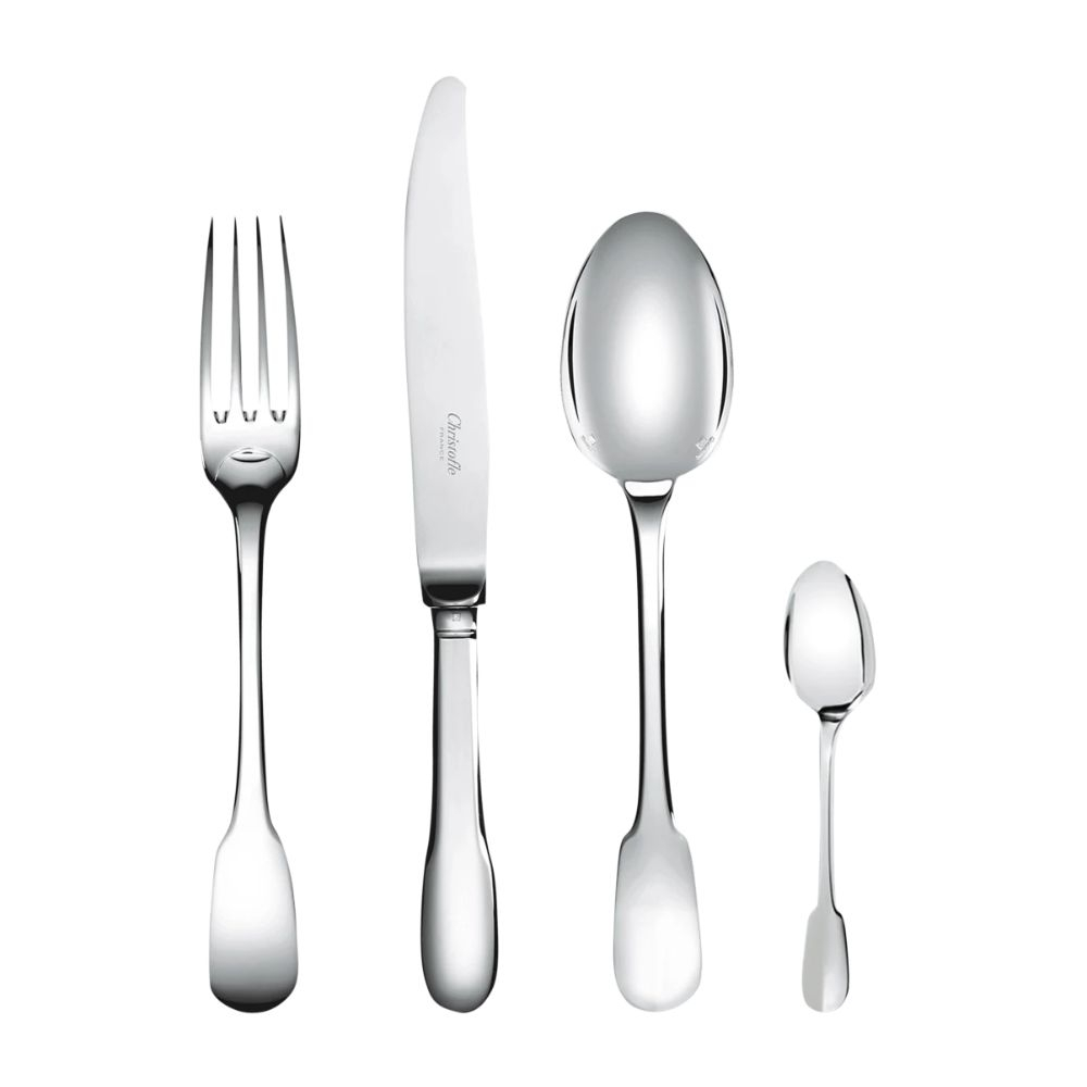 Faqueiro C/130 Pecas Em Prata Christofle Cluny