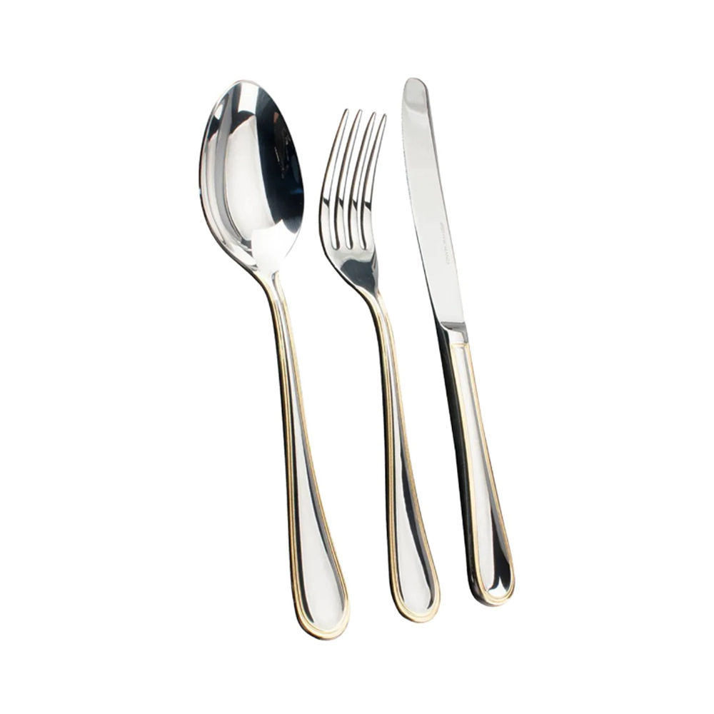 Faqueiro Fracalanza Louvre Aço Inox - 130 Peças Faqueiro Fracalanza Louvre Aço Inox - 130 Peças