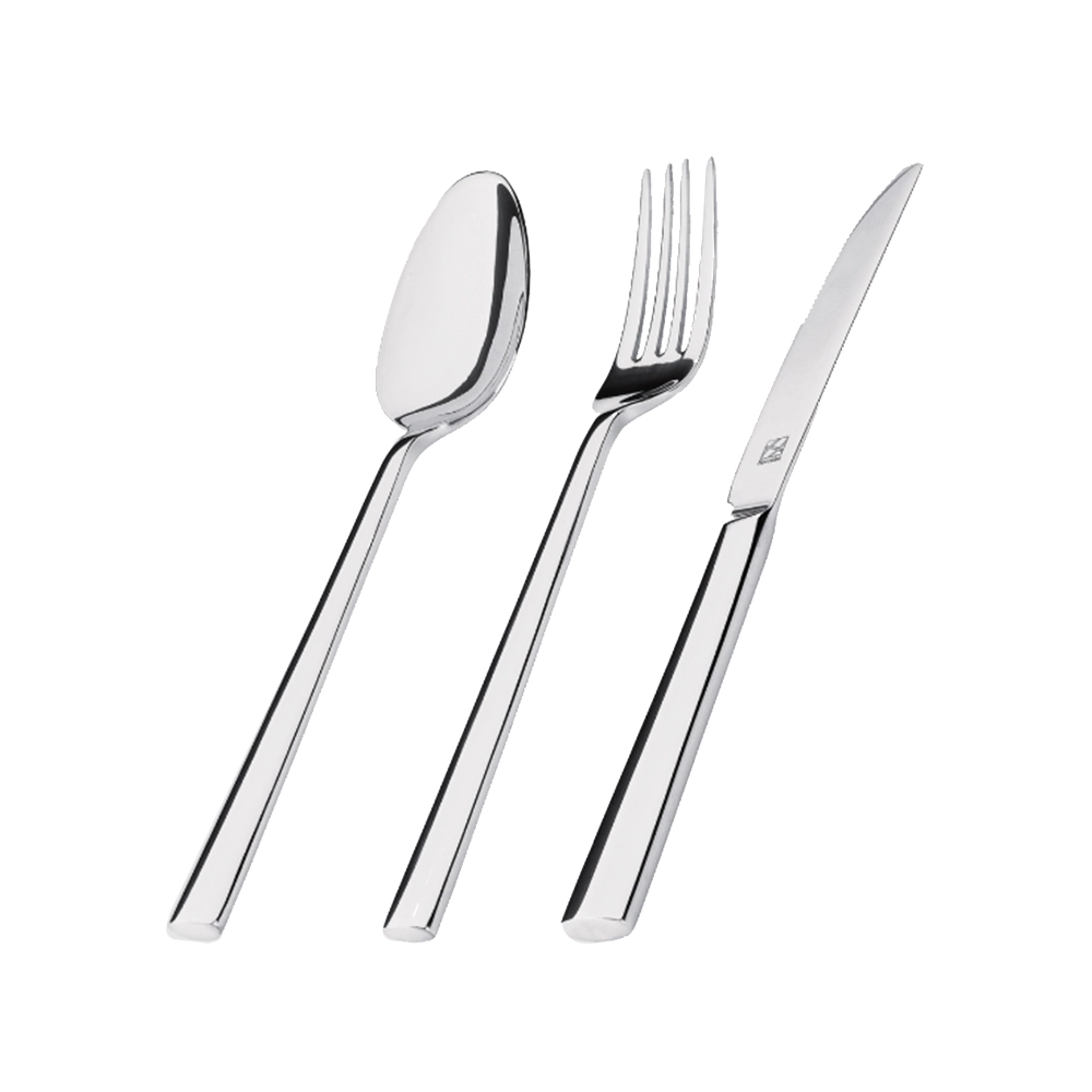 Faqueiro Hercules Mykonos Aço Inox - 130 Peças Faqueiro Hercules Mykonos Aço Inox - 130 Peças