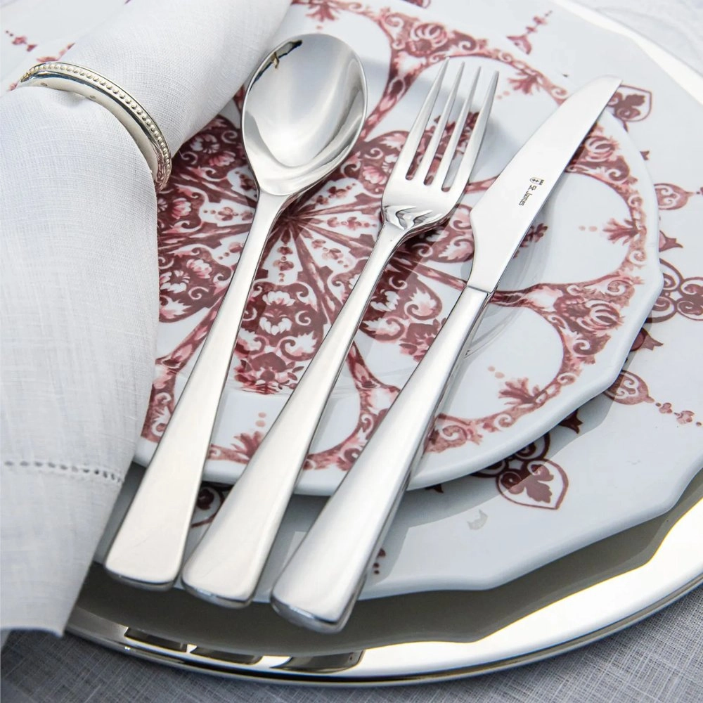 Faqueiro St. James New Silhouette Aco Inox 130 Pecas Faqueiro St. James New Silhouette Aco Inox 130 Pecas