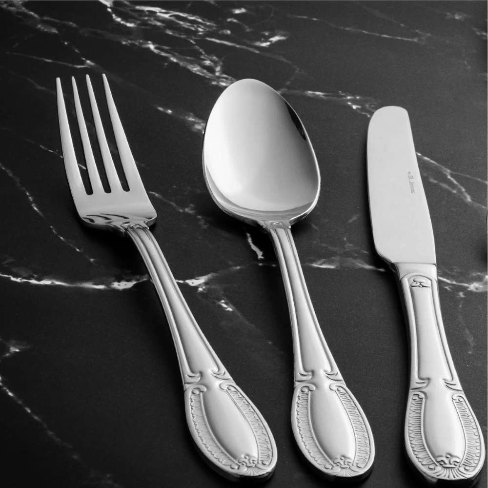 Faqueiro St James Venetian Aco Inox 48 Pecas