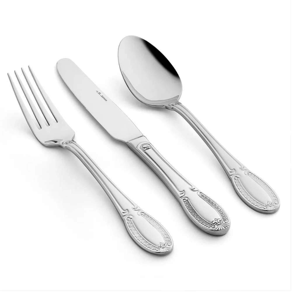 Faqueiro St James Venetian Aco Inox 48 Pecas