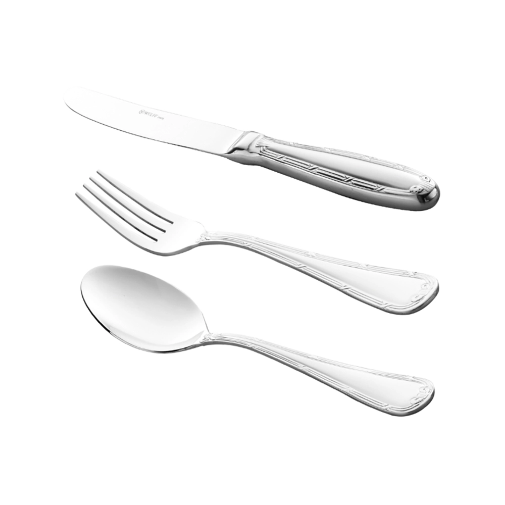 Faqueiro Wolff Croisé Aço Inox Sem Estojo de Madeira - 130 Peças Faqueiro Wolff Croisé Aço Inox Sem Estojo de Madeira - 130 Peças