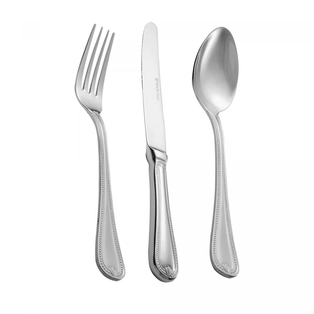 Faqueiro Wolff Geneve Aco Inox Com Estojo de Madeira - 101 Pecas Faqueiro Wolff Geneve Aco Inox Com Estojo de Madeira - 101 Pecas