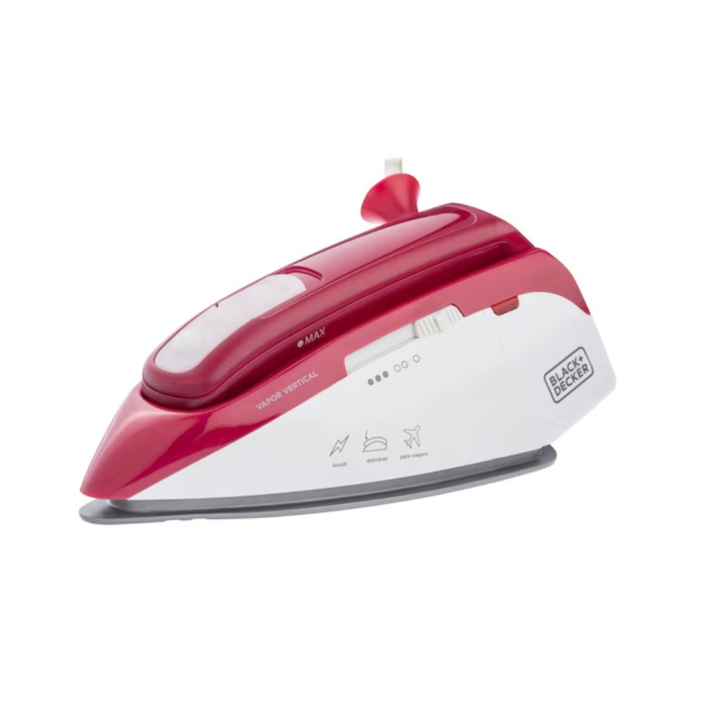 Ferro de Passar a Vapor P/ Viagem Black + Decker Fxvg1br Ferro de Passar a Vapor P/ Viagem Black + Decker Fxvg1br