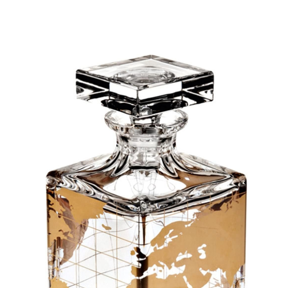 Garrafa Decantadora de Wisky 800 Ml Em Cristal Atlas Vista Alegre