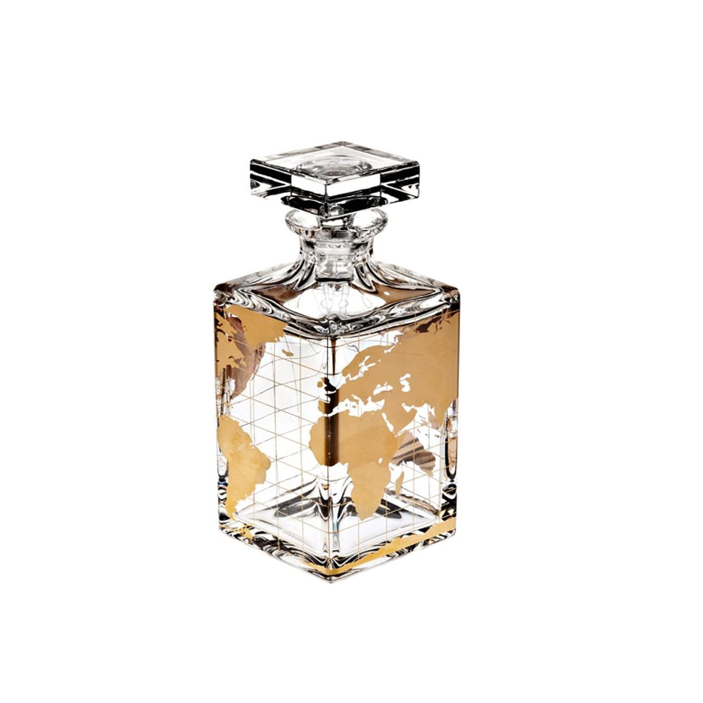 Garrafa Decantadora de Wisky 800 Ml Em Cristal Atlas Vista Alegre