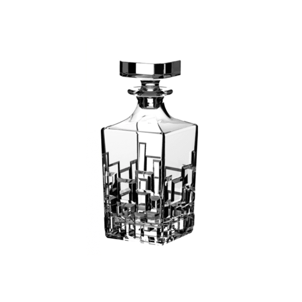 Garrafa Para Whisky Rcr Cristalleria Italiana Etna 810 Ml